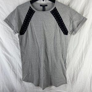 Forever 21 Heather Gray Casual T-Shirt Dress Size S